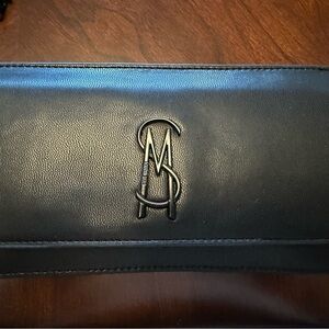 Steve Madden Black Leather Belt Bag